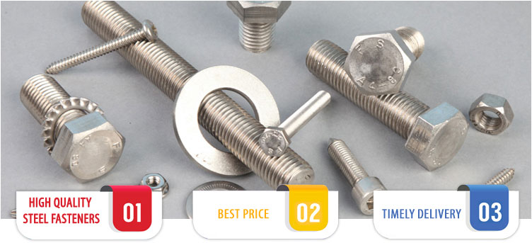 ASTM A307 Carbon Steel Fasteners Suppliers Exporters Stockist Dealers in India